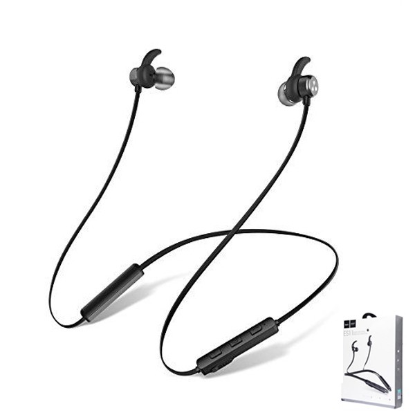 Tai nghe bluetooth thể thao cao cấp Chống mồ hôi chống ồn  nam châm hít ở 2 đầu tai nghe Hoco ES11 Bảo hành 12 tháng