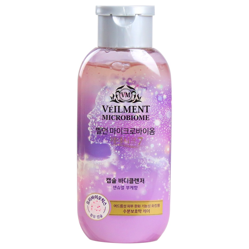 [Quà tặng không bán] Sữa tắm Physiogel Veilment Microbiome hạt dưỡng ẩm và làm sáng da - hương Sensual Bouquet 200gr