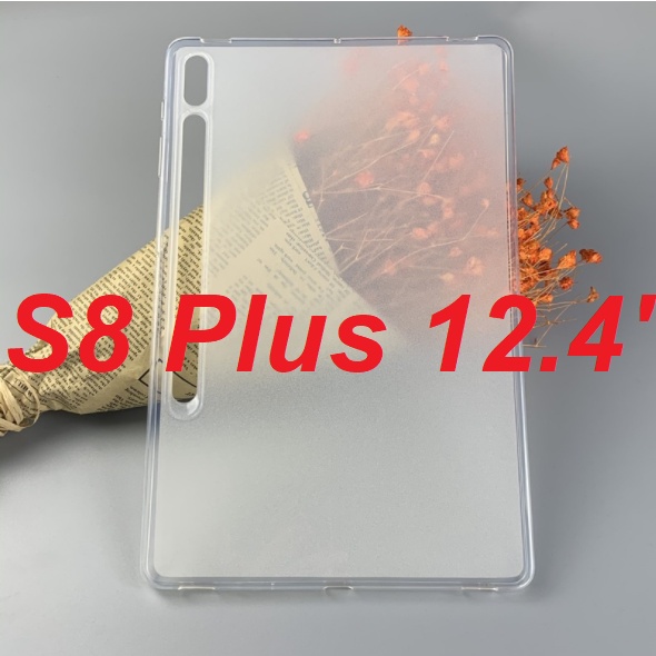 Ốp lưng dẻo cho Samsung GalaxyTab S8 Plus 12.4inch nhám mờ