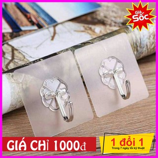 ( Sét 10 cái) 💥[ GIÁ CHỈ 1K ]💥Móc Dán Dính tường nhà bếp nhà tắm chịu lực siêu khỏe