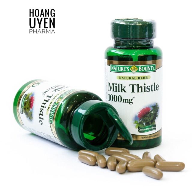Viên giải độc gan Milk Thistle Nature's Bounty - Chai 50 viên