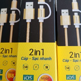 Dây xạc hãng dmax-maxpo 2 in 1 .sạc nhanh