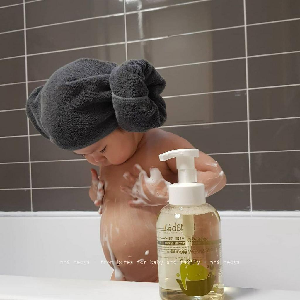SỮA TẮM GỘI TẠO BỌT ORGABEBE CHIẾT XUẤT TỪ THIÊN NHIÊN AN TOÀN CHO DA BÉ
