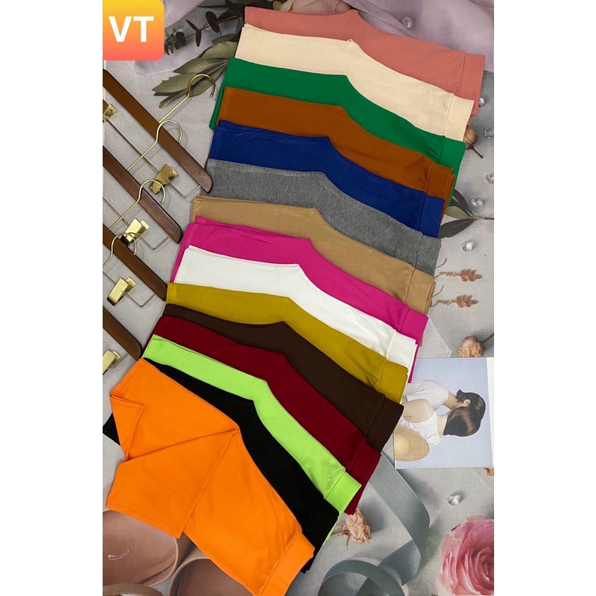 Quần leggng đùi Biker nhiều màu sắc