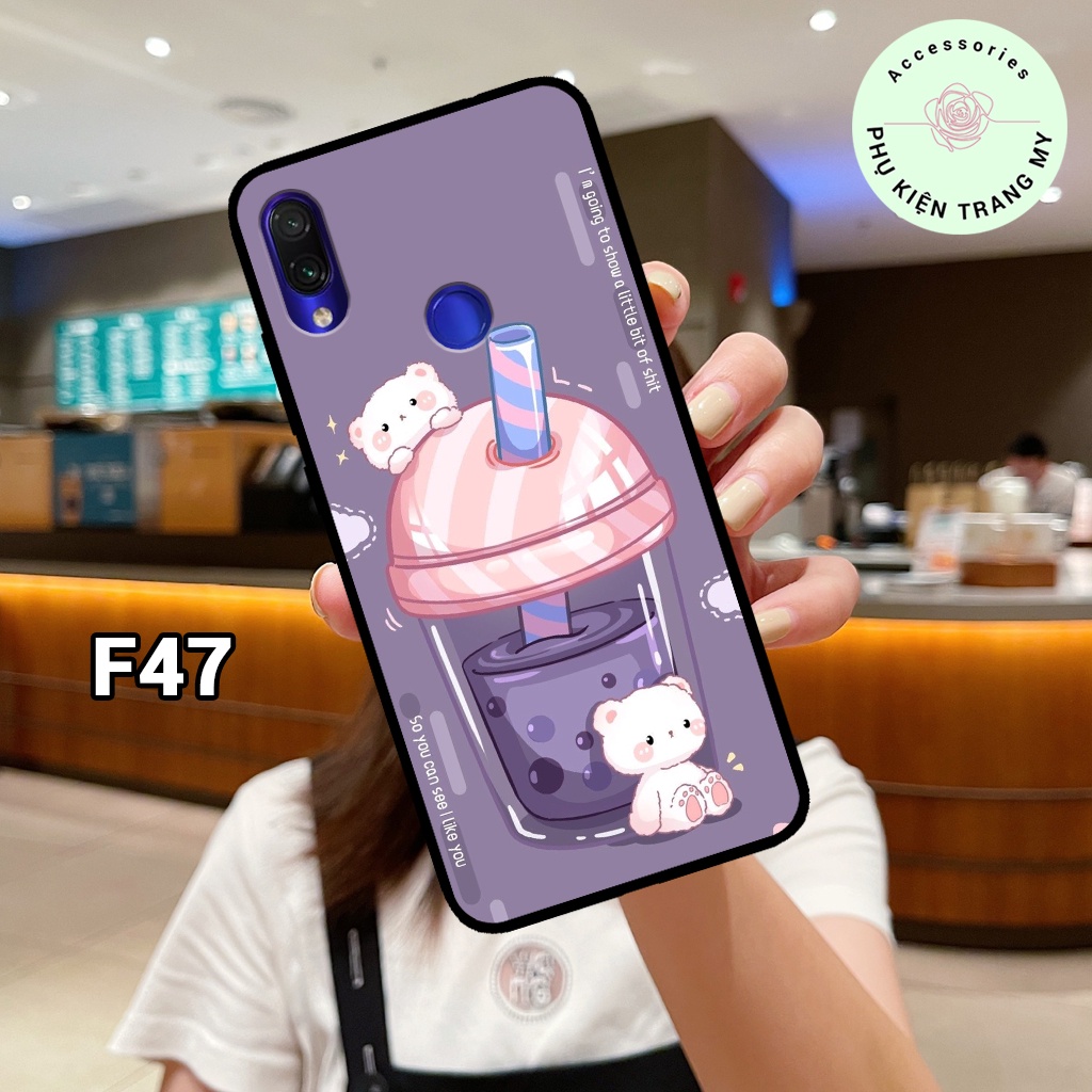Ốp lưng XIAOMI MI A2 LITE/READMI 6 PRO/REDMI 7/REDMI NOTE 7/MI 8 SE - Ốp điện thoại in hình vũ trụ đáng yêu,gấu vũ trụ