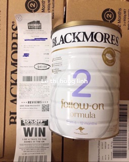 [ Air + Bill] Sữa Blackmore Đủ Số 900gr