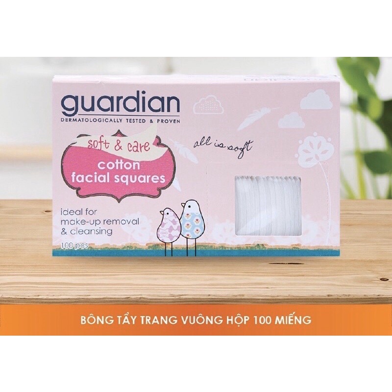 Bông tẩy trang Guardian bịch 226 miếng