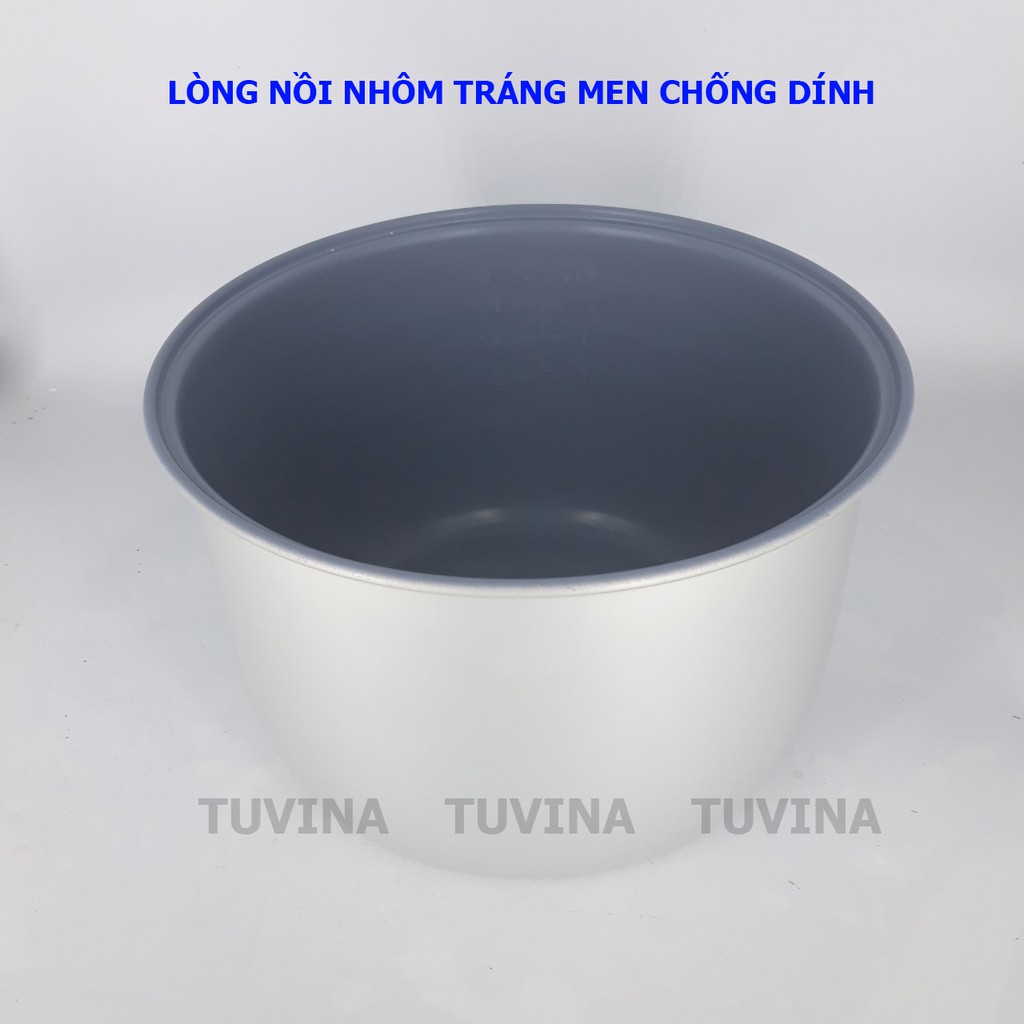 Nồi Cơm Điện 1.8 Lít 1.8L Nắp Gài Chống Dính Apechome APH-RC18Y - Hàng Chính Hãng (Bảo Hành 12 Tháng)