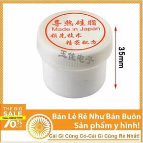 Keo tản nhiệt lọ làm mát CPU mỡ tản nhiệt ic sò nóng lạnh sò công suất lọ to 35g