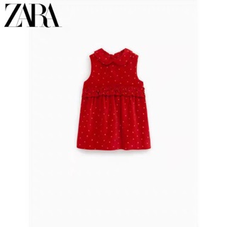 Váy nhung đỏ zara
