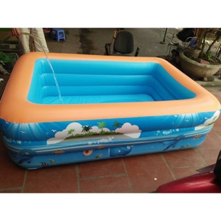 Bể bơi phao 1m8 - 3 tầng chính hãng