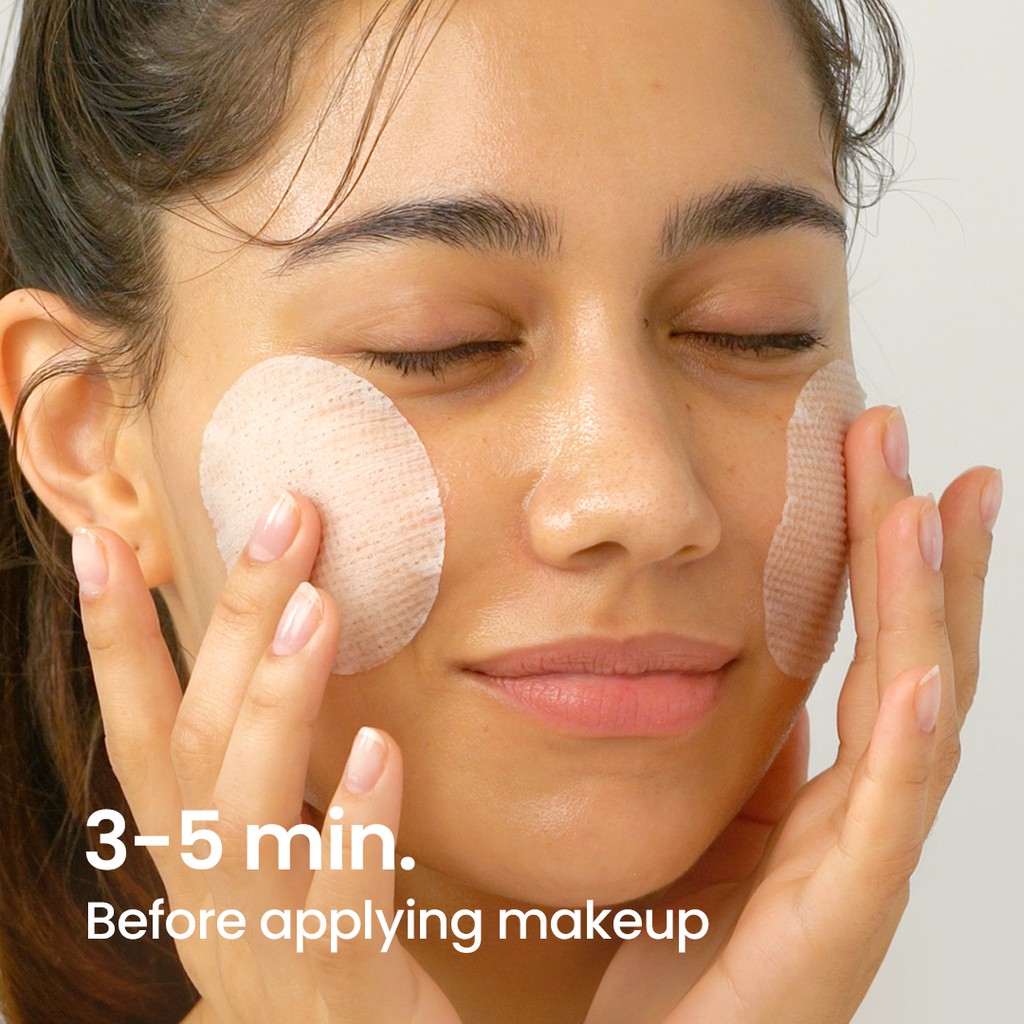 Set 60m Bông Tẩy Da Chết beplain Chiết Xuất Rau Má làm dịu thư giãn da hiệu quả