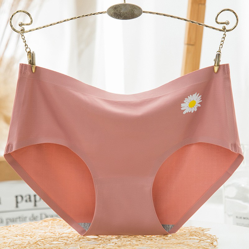 Quần lót nữ FREESHIP Quần lót nữ đúc su – Đồ nội y thun lạnh họa tiết hoa cúc gợi cảm