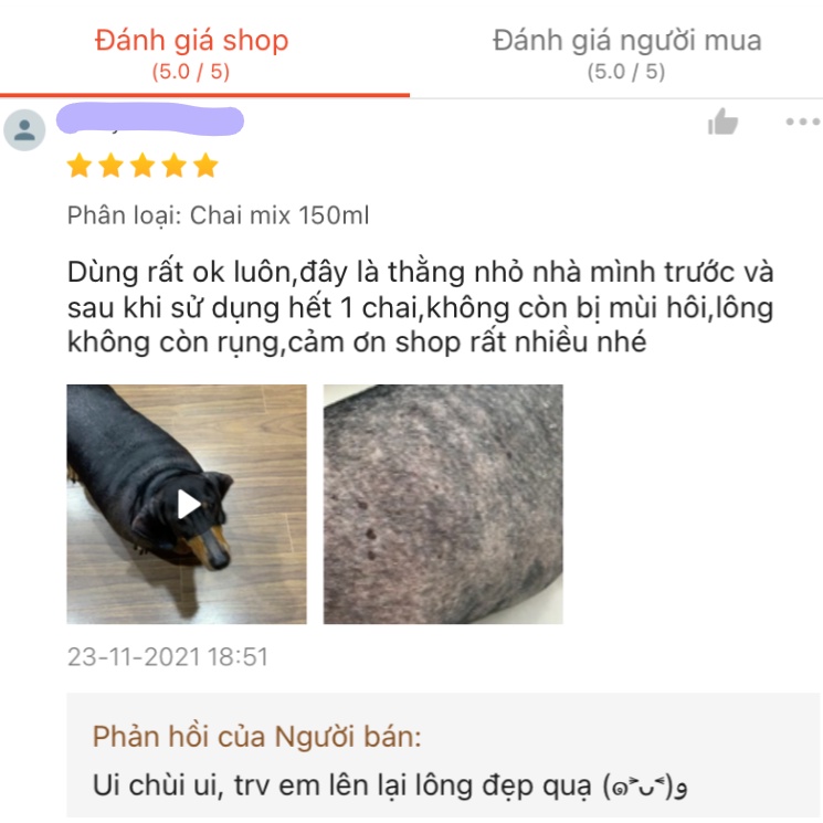 Sữa tắm nấm và viêm da cho chó mèo Malaseb