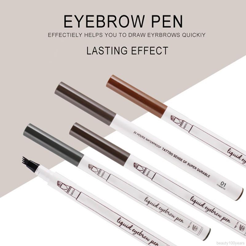 [Hàng mới về] Bút chì kẻ lông mày đầu 4 răng chống nước lâu trôi | BigBuy360 - bigbuy360.vn