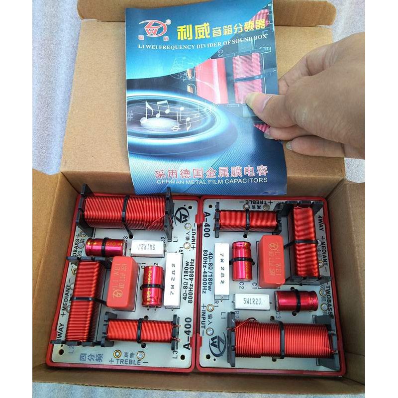 1 MẠCH PHÂN TẦN 3 ĐƯỜNG TIẾNG LWA400 - 1 BASS TRUNG 1 TREBLE