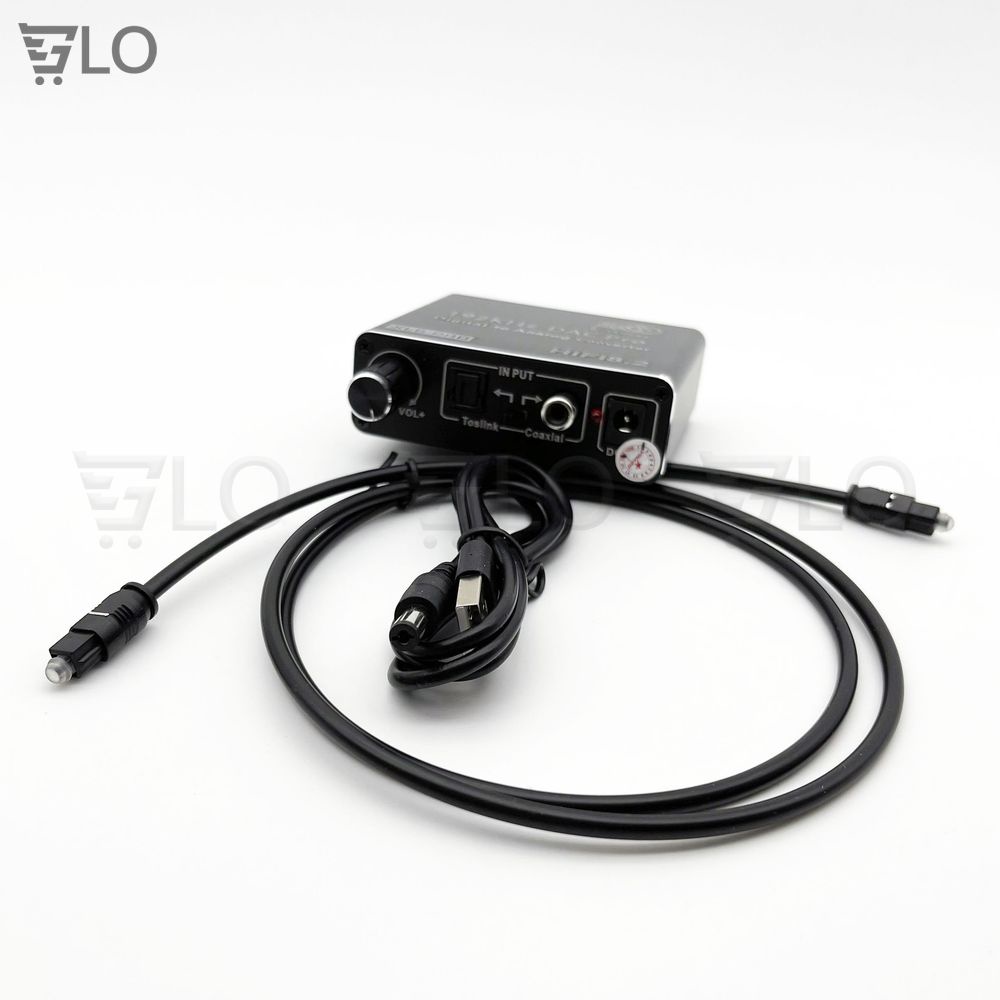 Bộ Chuyển Quang Optical Sang Audio Vinagear XL6 Pro Chính Hãng Cao Cấp, Có Nút Điều Chỉnh Âm Lượng