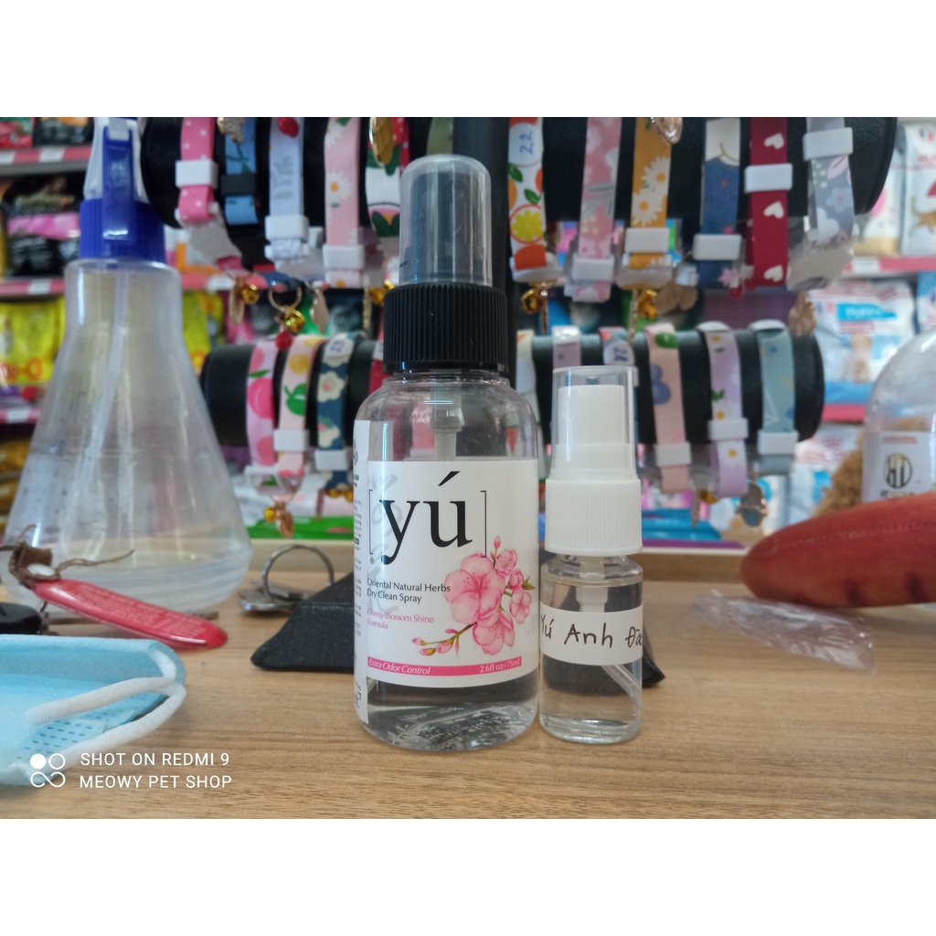 [10ml] Chai nước hoa - xịt dưỡng lông khử mùi cao cấp cho pet dạng xịt dùng thử