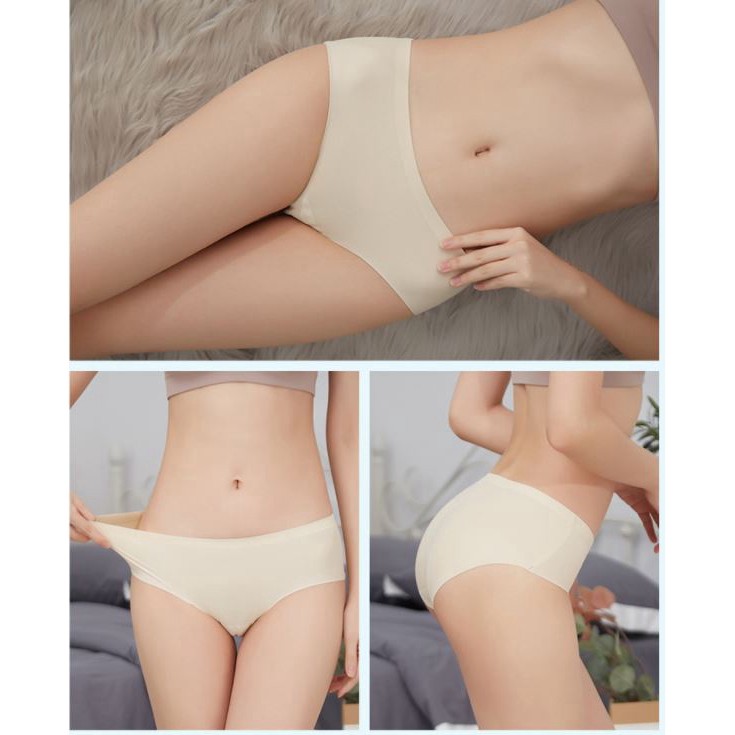 Quần lót nữ đúc su, quần lót nữ thun lạnh TTG34