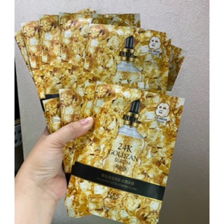 10 miếng - Mặt nạ lụa 24k Goldzan cao cấp