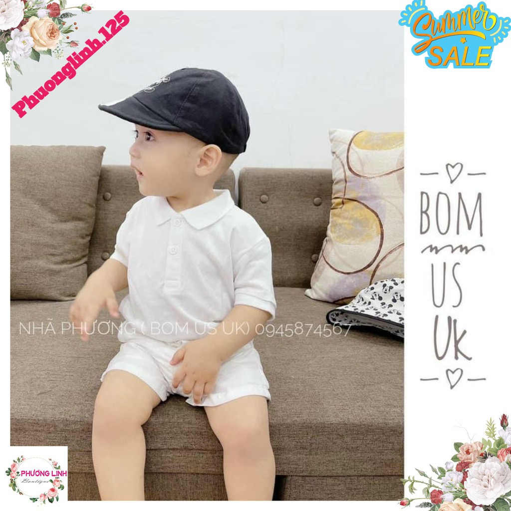 SET 3 ÁO PHÔNG POLO CỔ BẺ CHO BT