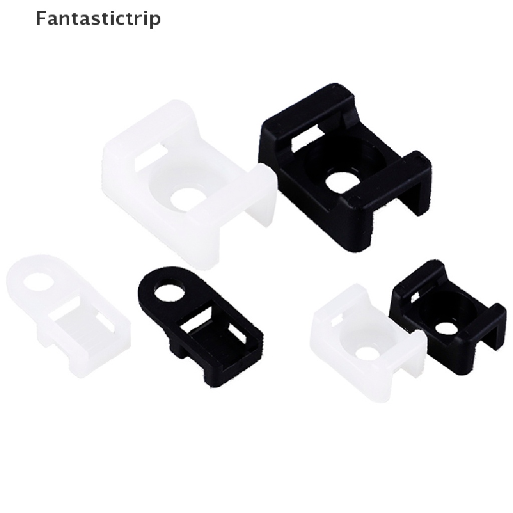 Set 100 Ốc Vít Nhựa Cố Định Dây Cáp Tiện Dụng Giá Đỡ