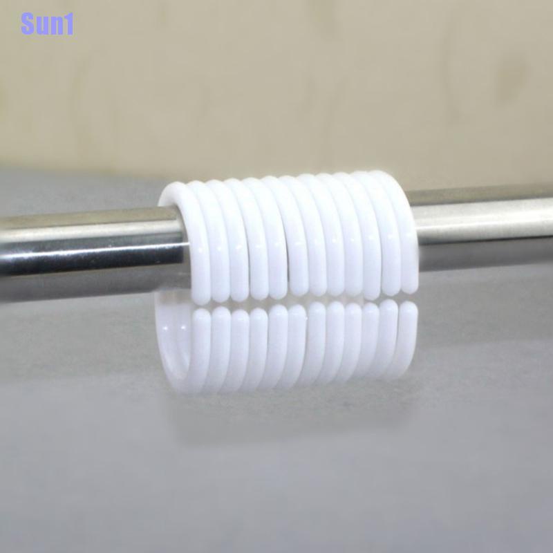 Bộ 12 Rèm Phòng Tắm Bằng Nhựa Tiện Dụng