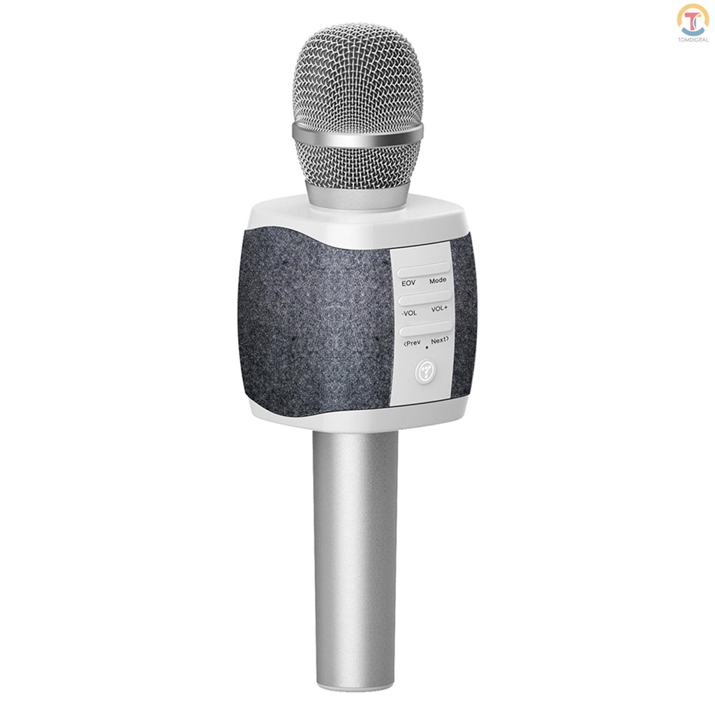 Micro Hát Karaoke TOSING 027 Không Dây Kết Nối Bluetooth 2 Trong 1 Cho Điện Thoại Máy Tính Bảng PC