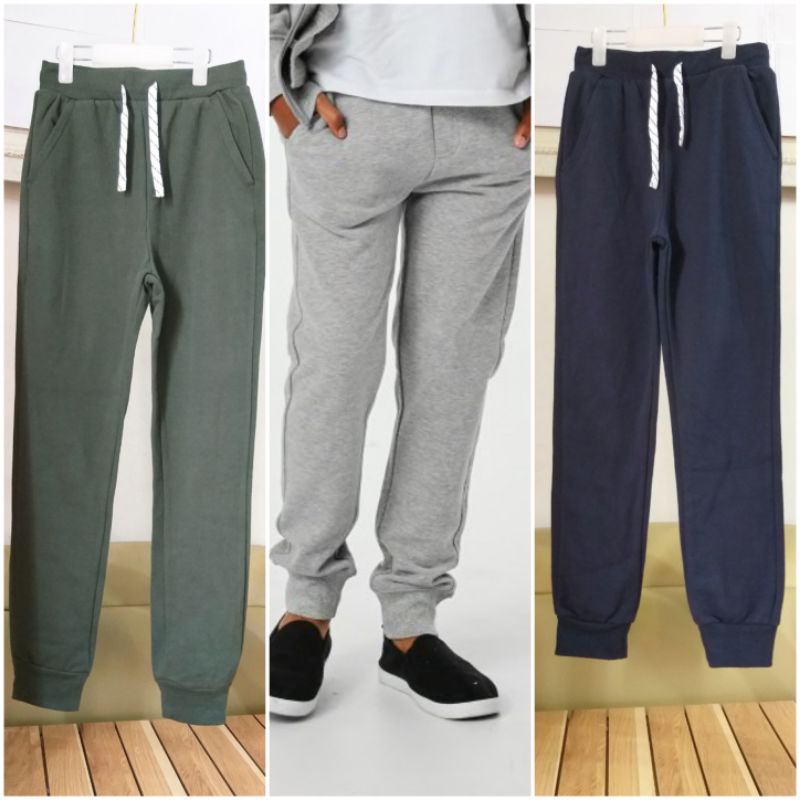 Quần nỉ jogger xuất dư size siêu đại cho bé 24-65kg từ 7 đến 18 tuổi t