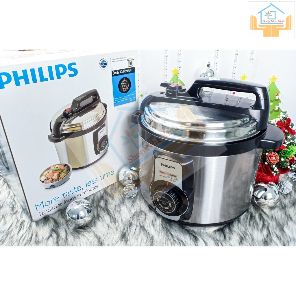 Nồi áp suất điện Philips HD 2103 cỡ lớn dung tích 5Lit