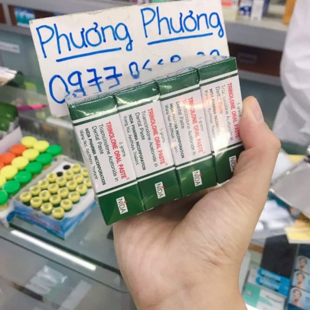 Thuốc NHIỆT MIỆNG trinolone