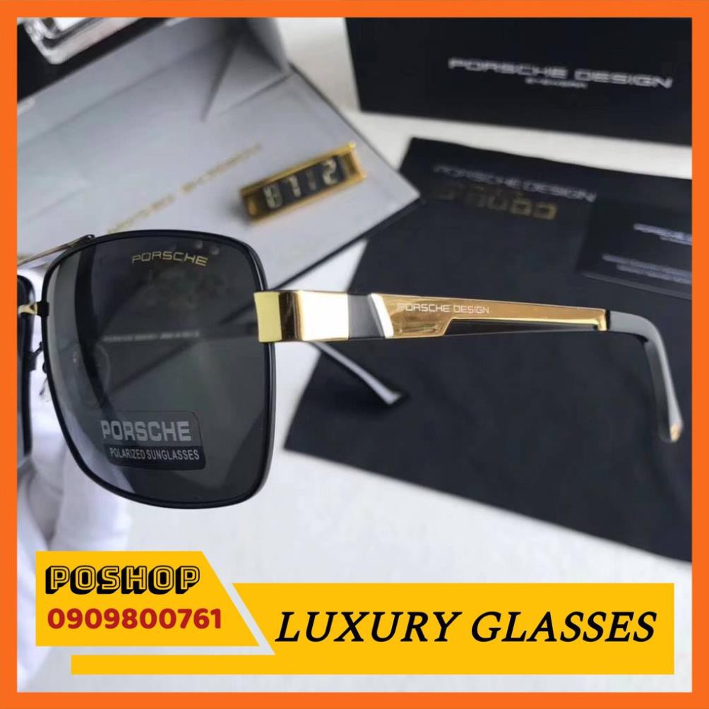 MẮT KÍNH NAM KIỂU VUÔNG CAO CẤP 8712 Tròng POLAROID chống uv400 chống chói CỰC MEN THỜI THƯỢNG | BigBuy360 - bigbuy360.vn