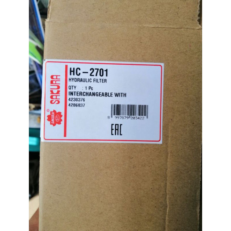 lọc dầu thủy lực hộp số mã HC-2701/ 0750131053 4230376 4286837 BW252116 BT739 HF6317 P550416