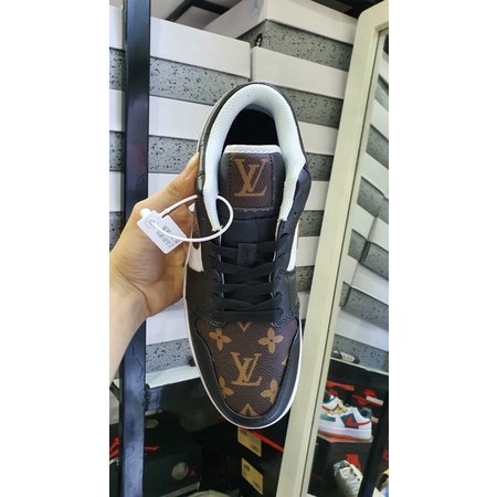GIÀY JD1 LOW CUTOMS LV LAI AU ( FULL BOX + FREE SHIP ]
