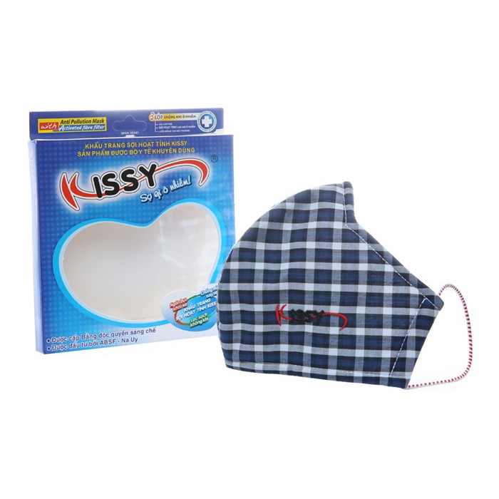 Khẩu trang sơi hoạt tính Kissy người lớn