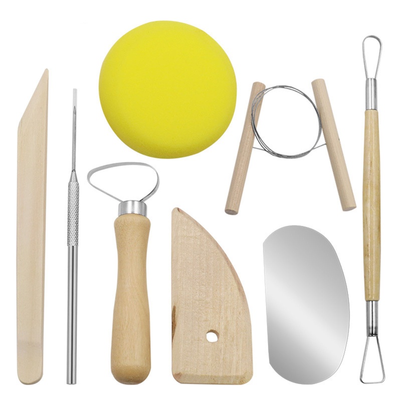 Bộ 8 Dụng Cụ Điêu Khắc Đất Sét Chuyên Nghiệp