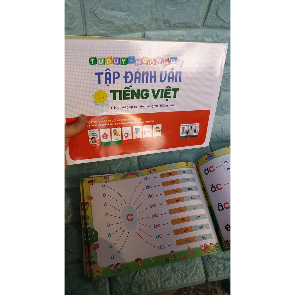 Quyển tập đánh vần Tiếng Việt cho bé 4-6 tuổi