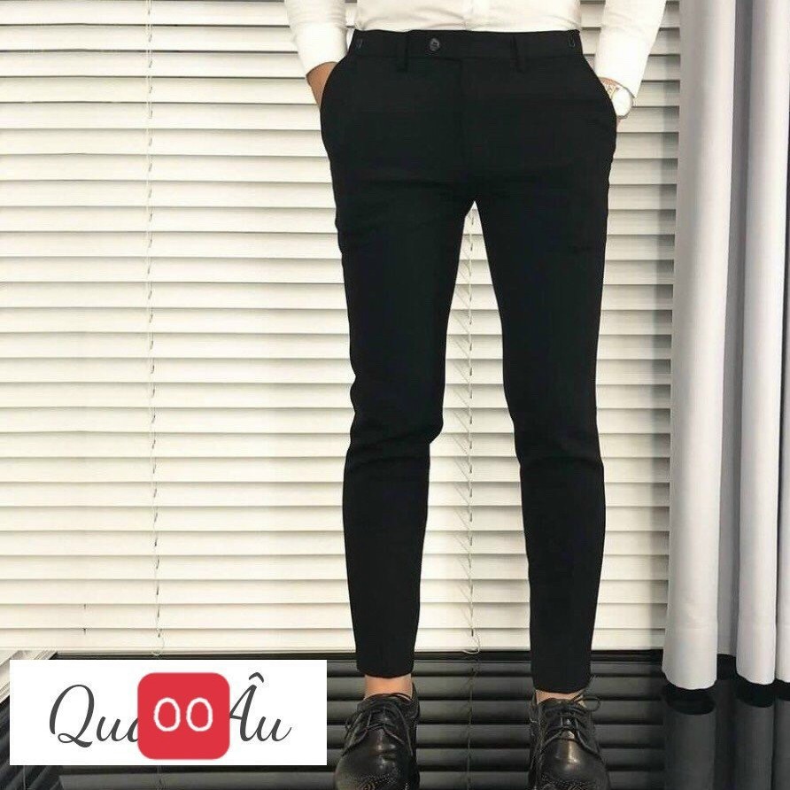 6 màu Quần Tây Kaki Nam Hàn Quốc ống Côn Dáng Ôm ( mặc kèm áo sơ mi trắng cực đẹp ) | BigBuy360 - bigbuy360.vn