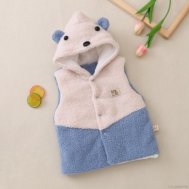 Áo khoác hoodie giữ ấm hoạ tiết hoạt hình cho bé