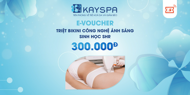 Triệt bikini công nghệ ánh sáng sinh học shr tại kay spa
