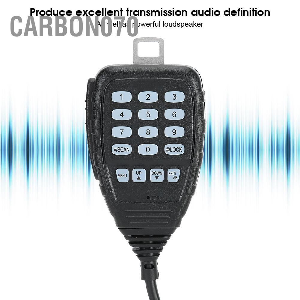 Carbon070 KT8900 Micrô cầm tay Phụ kiện Mic ABS cho Đài phát thanh ô tô di động 8900 / 8900R