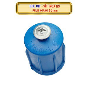 BÉC BÍT CON VÍT INOX PHUN NGANG NỐI SUÔN PHI 21 - XANH DƯƠNG (BỊCH 10 CÁI)