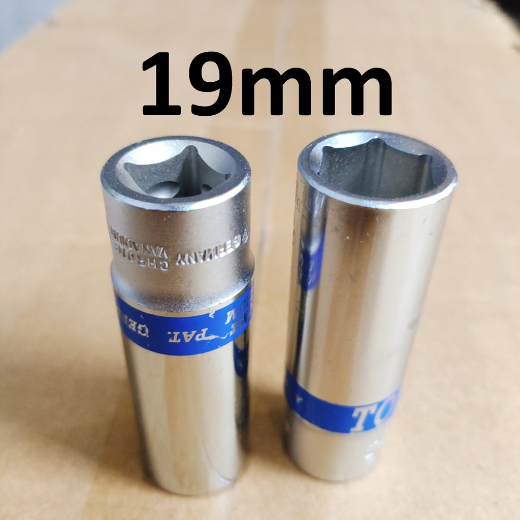 Khẩu / tuýp 8-32 mm TOP chính hãng, size 1/2 phổ thông, dài 8cm, Cty TM&XNK TOP Việt Nam