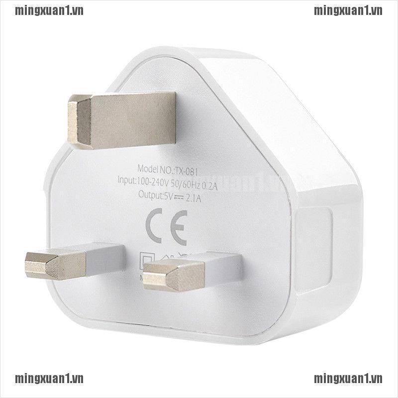 Củ Sạc 3 Chấu Usb Cho Iphone Samsung