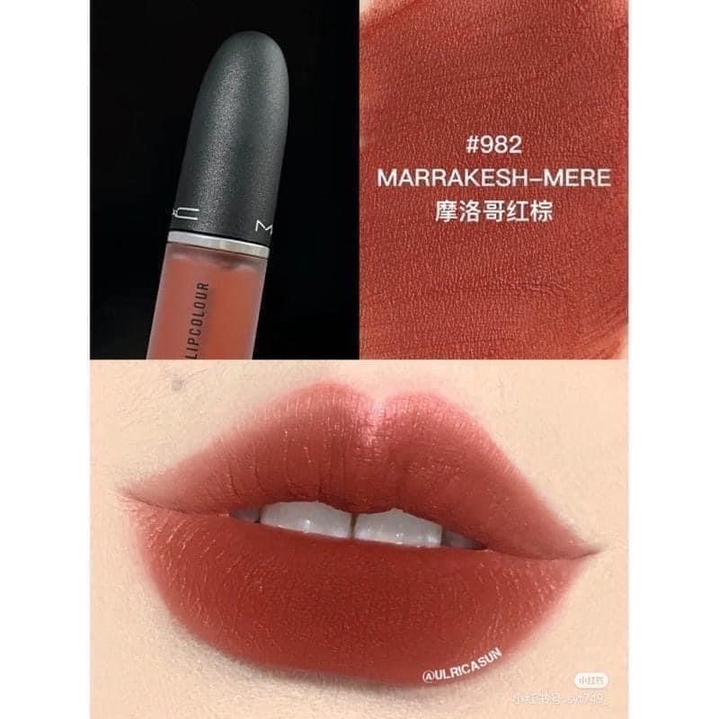 Son MAC kem Powder kis liquid lipcolour - Full 5ml _ Chính hãng
