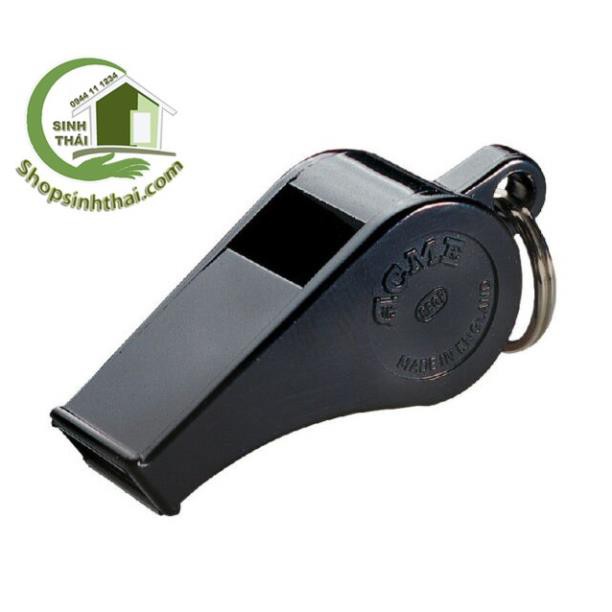 Còi thổi bằng nhựa - còi trọng tài thể thao màu đen