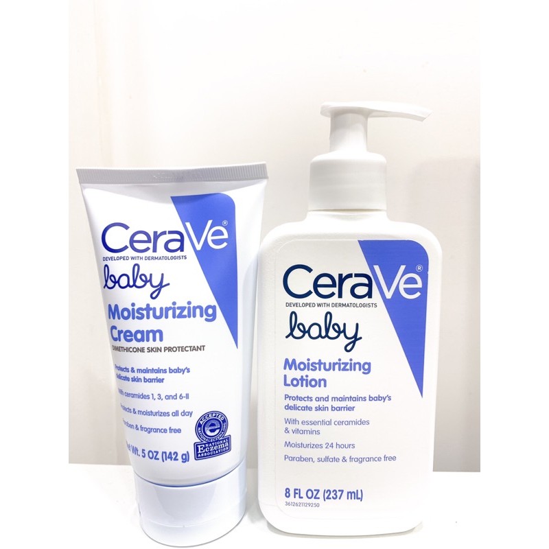 Kem dưỡng cho bé CeraVe Baby Moisturizing Lotion (237mL-142g) - Bộ chăm sóc  toàn thân | ALamDep.com