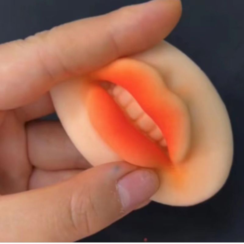 Môi 5D tập phun xăm silicon phun môi mày mí loại 1