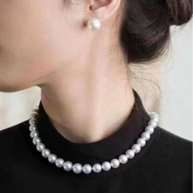 Vòng cổ kết hạt cườm ngọc trai cho bạn và bé