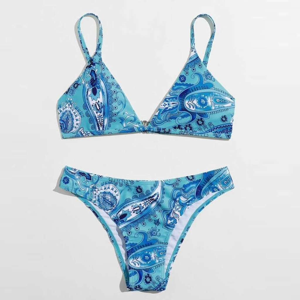 Bikini Kẻ Sọc Nhiều Màu Gợi Cảm Cho Nữ